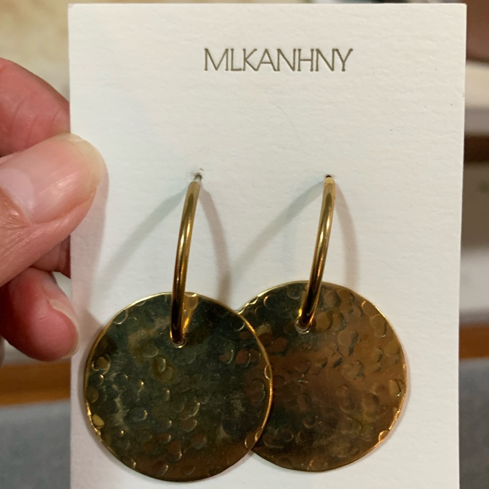MLKANHNY - Brass Earrings